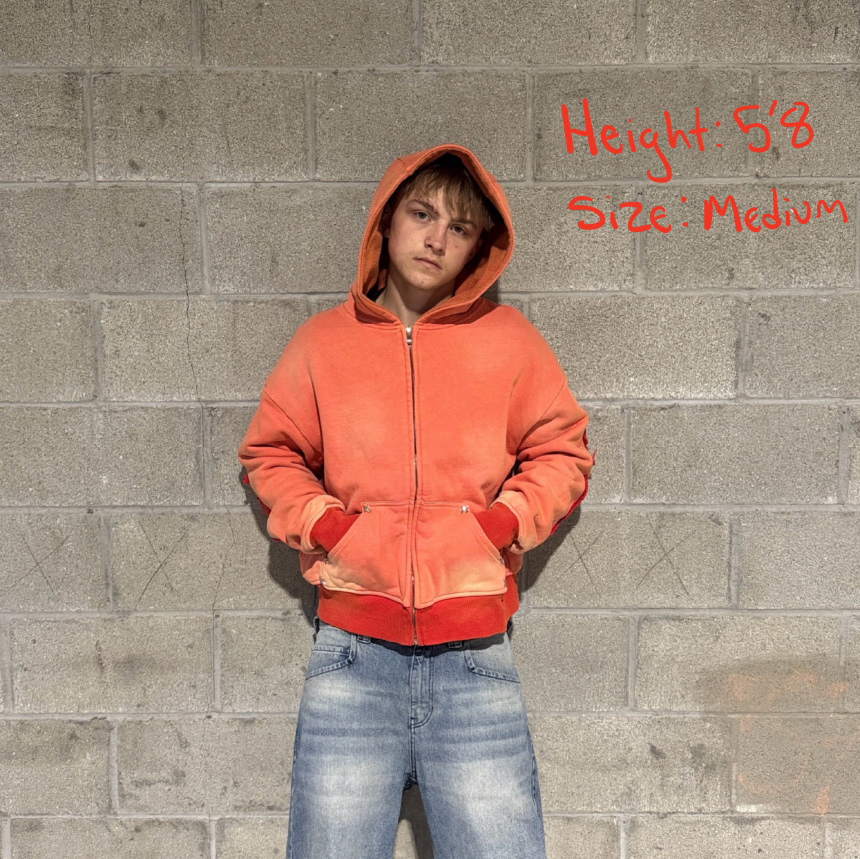 Finding Alignment Zip-Up (Vintage Orange)